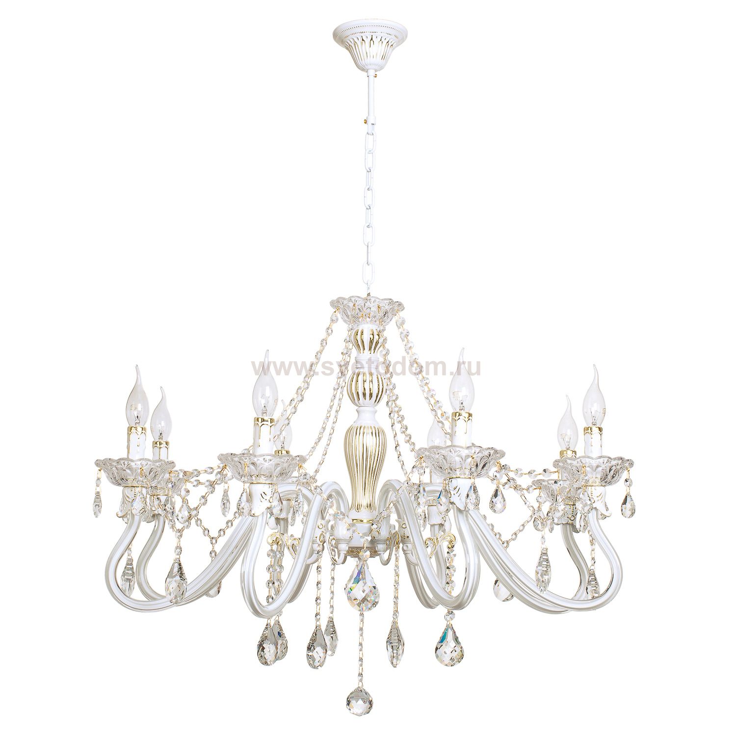 Светильник Ben Crezo B21012/8WT+GD