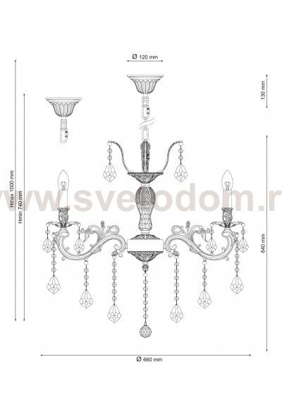 Светильник Lucia Tucci BARLETTA 122.8 antique