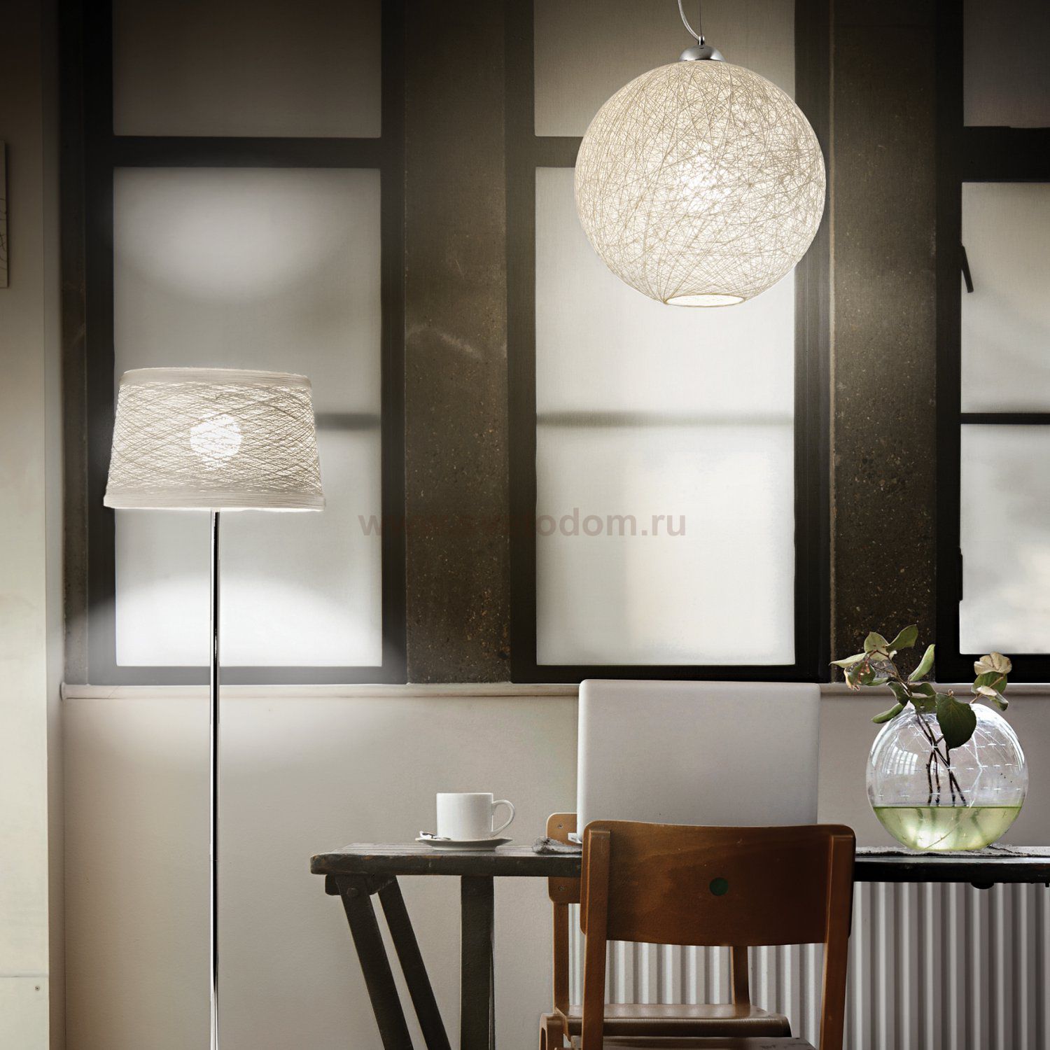 Ideal Lux BASKET SP1 D40 PANNA Светильник подвесной