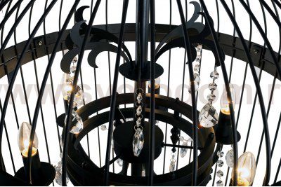 Люстра Birdcage D60 MAK interior BC08-12L Черный