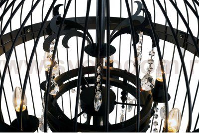 Люстра Birdcage D60 MAK interior BC08-12L Черный