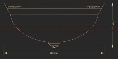 Потолочный светильник Kutek BELLAGIO BEL-PL-3(P)470-SW