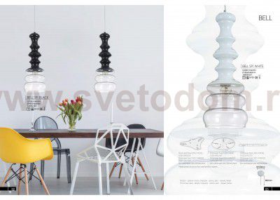 Светильник подвесной Crystal lux BELL SP1 WHITE 1182/201