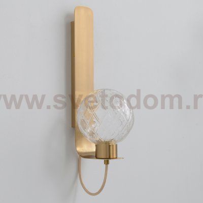 Светильник настенный бра Crystallux BELLA AP1 BRASS BELLA