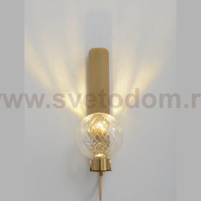 Светильник настенный бра Crystallux BELLA AP1 BRASS BELLA