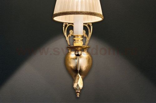 Настенный светильник Masiero BELLE EPOKE A1 Oro Lucido-Foglia Oro