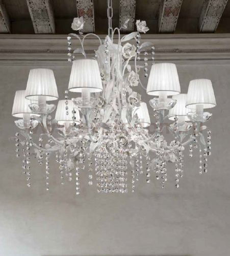 Подвесной светильник Masiero BIANCAROSA 8 Bianco Opaco