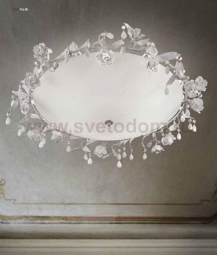 Потолочный светильник Masiero BIANCAROSA PL6 80 Bianco Opaco