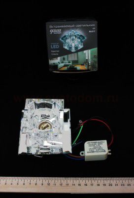 Светильник Gauss Crystal BL017 Кристал, G9, LED 4000K