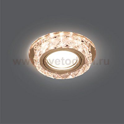 Светильник Gauss Backlight BL039 Кругл. Кристалл/Хром, Gu5.3, LED 2700K (BL039)