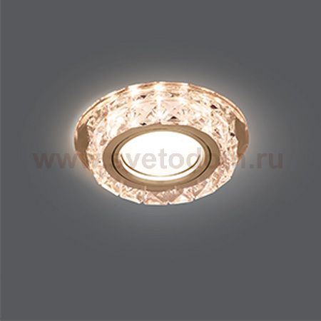 Светильник Gauss Backlight BL039 Кругл. Кристалл/Хром, Gu5.3, LED 2700K (BL039)