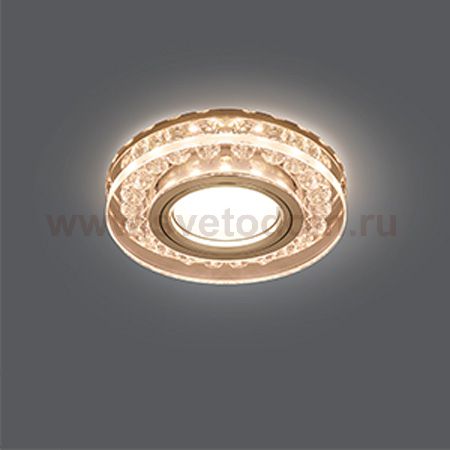 Светильник Gauss Backlight BL044 Кругл. Кристалл/Хром, Gu5.3, LED 2700K (BL044)