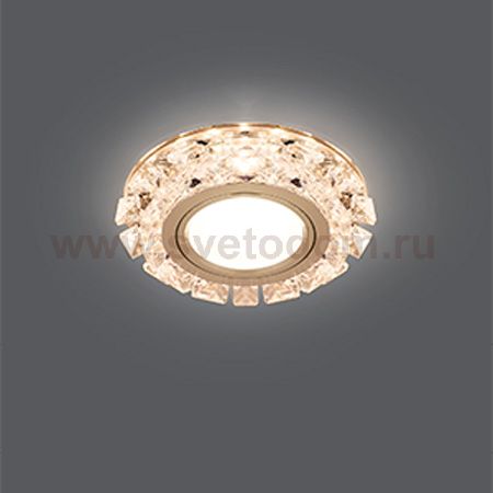 Светильник Gauss Backlight BL049 Кругл. Кристалл/Хром, Gu5.3, LED 2700K