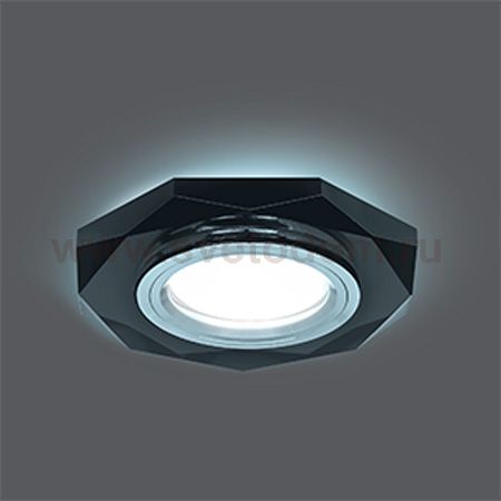Светильник Gauss Backlight BL056 Восемь гран. Графит/Хром, Gu5.3, LED 4100K (BL056)