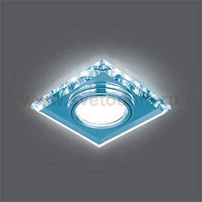 Светильник Gauss Backlight BL062 Квадрат. Кристалл/Хром, Gu5.3, LED 4100K (BL062)