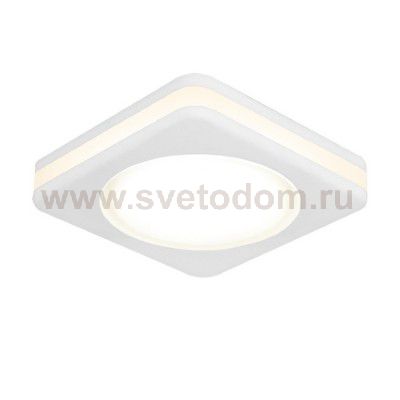 Светильник Gauss Backlight BL104 Квадрат. Белый, 8W, LED 3000K (BL104)