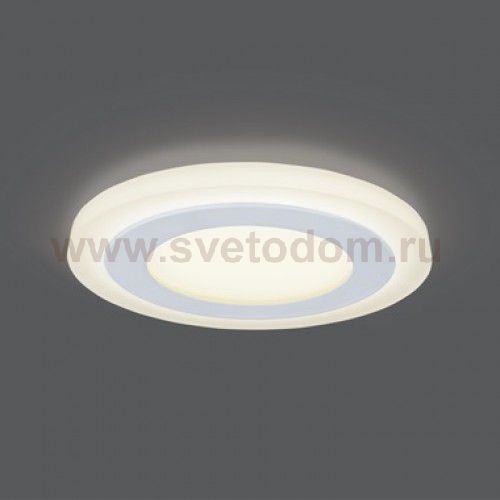 Светильник круглый встраиваемый Gauss Backlight BL116 6+3W, LED 3000K