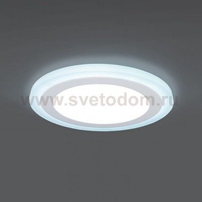 Светильник Gauss Backlight BL119 Кругл. Акрил, 12+4W, LED 4000K, ?190,