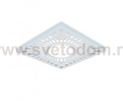 Светильник Gauss Backlight BL128 Квадрат. Белый, Gu5.3, 3W, LED 4000K (BL128)