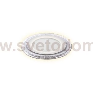 Светильник Gauss Bubbles круг 6+3W, 540lm 3000K 180-265V IP20 монтаж ?110 144*31мм 3 режима LED (BL316)