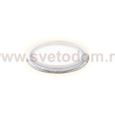 Светильник Gauss Bubbles круг 12+4W, 1200lm 3000K 180-265V IP20 монт ?160 193*31мм 3 реж LED (BL318)