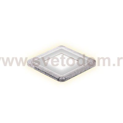 Светильник Gauss Bubbles кв3+3W, 350lm 3000K 180-265V IP20 монт ?80 103*103*31мм 3 реж LED (BL320)