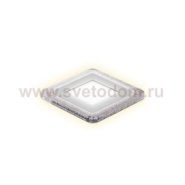 Светильник Gauss Bubbles кв3+3W, 350lm 3000K 180-265V IP20 монт ?80 103*103*31мм 3 реж LED (BL320)