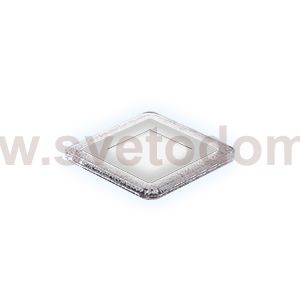 Светильник Gauss Bubbles кв3+3W, 350lm 4000K 180-265V IP20 монт ?80 103*103*31мм 3 реж LED (BL321)