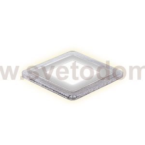 Светильник Gauss Bubbles кв6+3W, 540lm 3000K 180-265V IP20 монт ?110 143*143**31мм 3 реж LED (BL322)