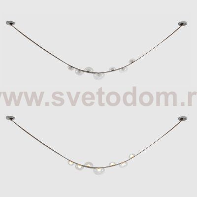 Светильник подвесной Crystallux BOSQUE SP7 L3000 BROWN/TRANSPARENT BOSQUE