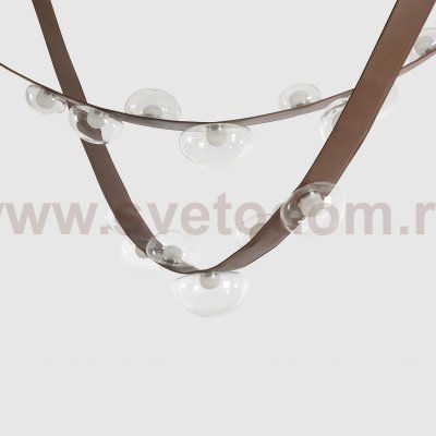 Светильник подвесной Crystallux BOSQUE SP7 L3000 BROWN/TRANSPARENT BOSQUE