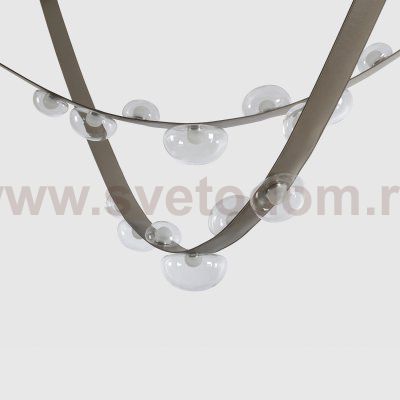 Светильник подвесной Crystallux BOSQUE SP7 L3000 GREY/TRANSPARENT BOSQUE