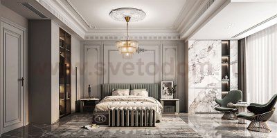 Люстра BRCH9192-55 antique brass