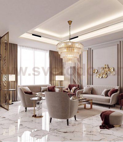 Люстра BRCH9192-80 antique brass