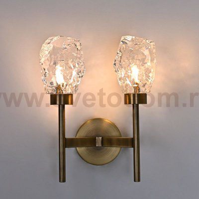 Настенный светильник BRWL7071-02 antique brass