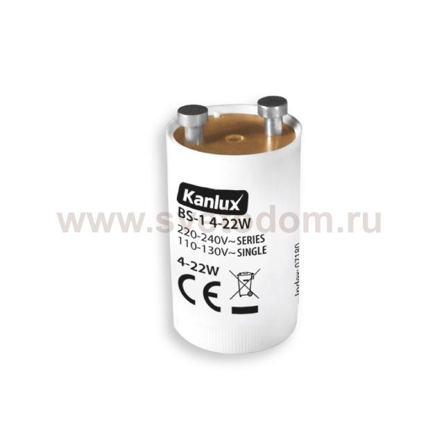 Стартер для люминисцентных ламп Kanlux BS-1 4-22W (7180)