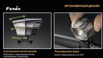 Фонарь для велосипеда Fenix BT20 