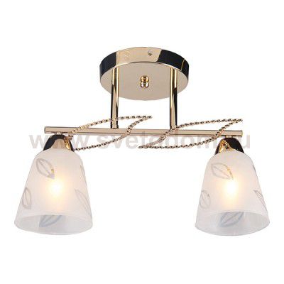 Светильник потолочный Bern-CL60E14*2FGD металл, стекло E14*60W*2