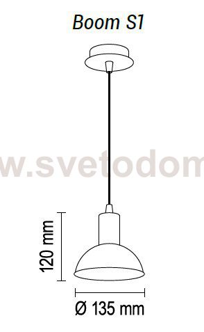 Подвесной светильник Boom S1 15