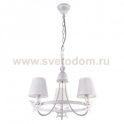 Светильник потолочный Bozhur-CL60E14*3WH металл, текстиль E14*3*60W