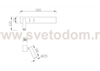 Бра Maytoni C031WL-L8B3K Comodo