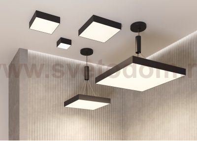 Потолочный светильник Maytoni C032CL-12W4K-SQ-B Zon