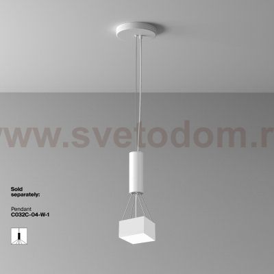 Потолочный светильник Maytoni C032CL-12W4K-SQ-W Zon
