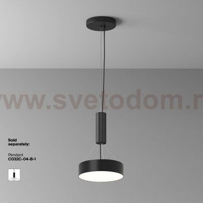 Потолочный светильник Maytoni C032CL-24W4K-RD-B Zon