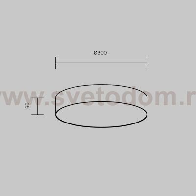 Потолочный светильник Maytoni C032CL-36W3K-RD-W Zon