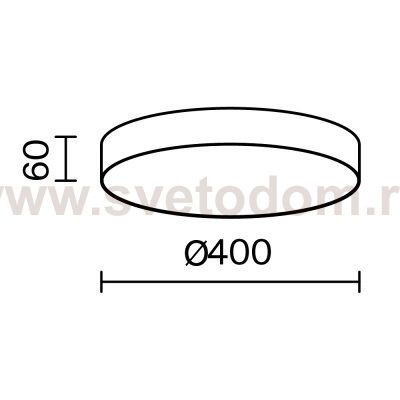 Потолочный светильник Maytoni C032CL-45W3K-RD-B Zon