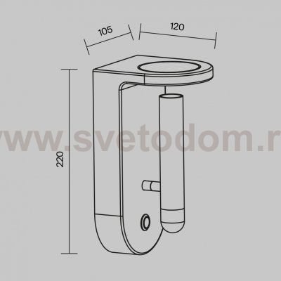 Настенный светильник бра Maytoni C034WL-L5W3K Synergy