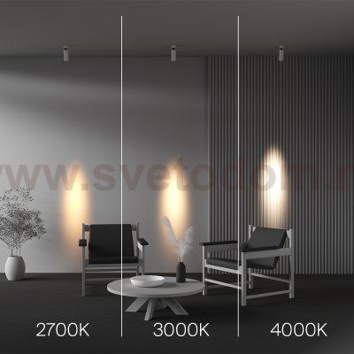Потолочный светильник Technical C055CL-L12W4K-SS-W