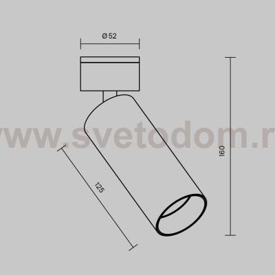 Потолочный светильник Maytoni C055CL-L12W4K-W-BS FOCUS LED