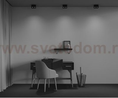 Потолочный светильник Maytoni C065CL-02-L12W3K-B Alfa LED